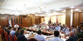 Совещание под председательством Ю.Евкурова по обеспечению правопорядка в Ингушетии