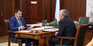 Глава Ингушетии провел рабочую встречу с омбудсменом Джамбулатом Оздоевым