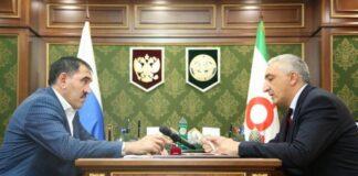 Состоялась встреча Уполномоченного по правам человека в Республике Ингушетия с Главой Республики