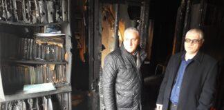 Уполномоченный по правам человека в Республике Ингушетия Джамбулат Оздоев побывал на месте пожара офиса правозащитного центра Мемориал в г. Назрань