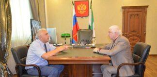 Уполномоченный по правам человека в РИ встретился с Председателем Верховного Суда РИ