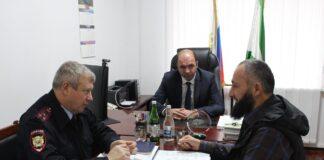 Уполномоченный по правам человека в Ингушетии и исполняющий обязанности заместителя министра – начальника полиции Министерства внутренних дел по республике провели совместный прием граждан