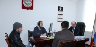 Состоялся совместный прием граждан Уполномоченного по правам человека в Ингушетии с представителями Министерства образования и науки и Министерства строительства республики