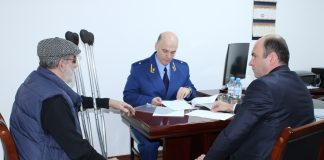 Уполномоченный по правам человека в Республике Ингушетия и первый заместитель прокурора республики провели совместный прием граждан